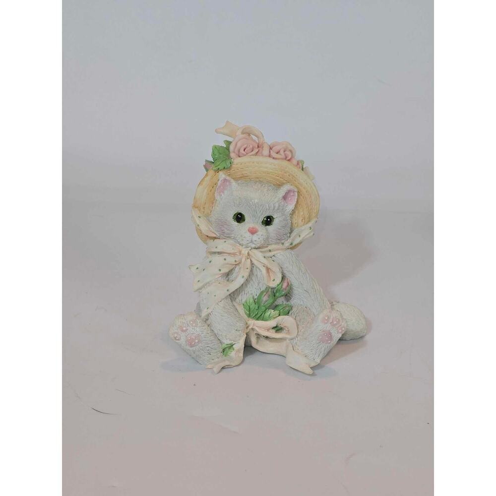 Enesco Calico Cats FRIENDS ARE CUDDLES OF LOVE 1992 ENESCO CUTE CAT #C2/953